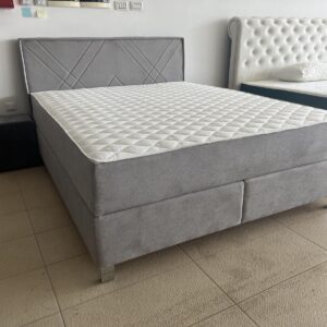 Francuski ležaj NINA sa ugrađenim madracem i prostorom za odlaganje