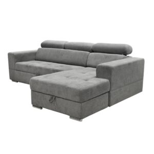 Tea ugaona 265 sa 170 cm. Sistem za spavanje i prostor za odlaganje